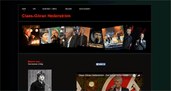 Desktop Screenshot of claesgoranhederstrom.com