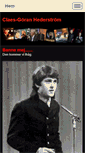 Mobile Screenshot of claesgoranhederstrom.com
